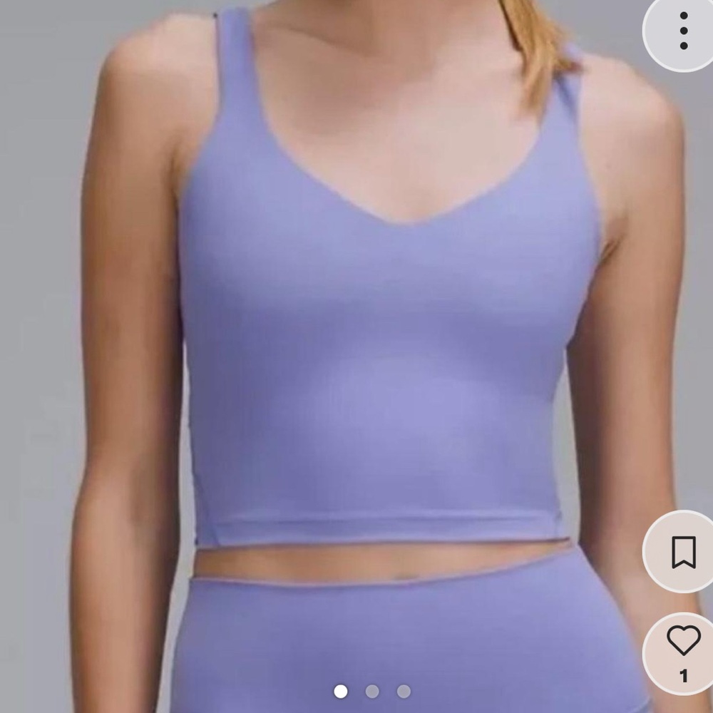 lulu cropped align tank NOT SOLD ANYMOREEE